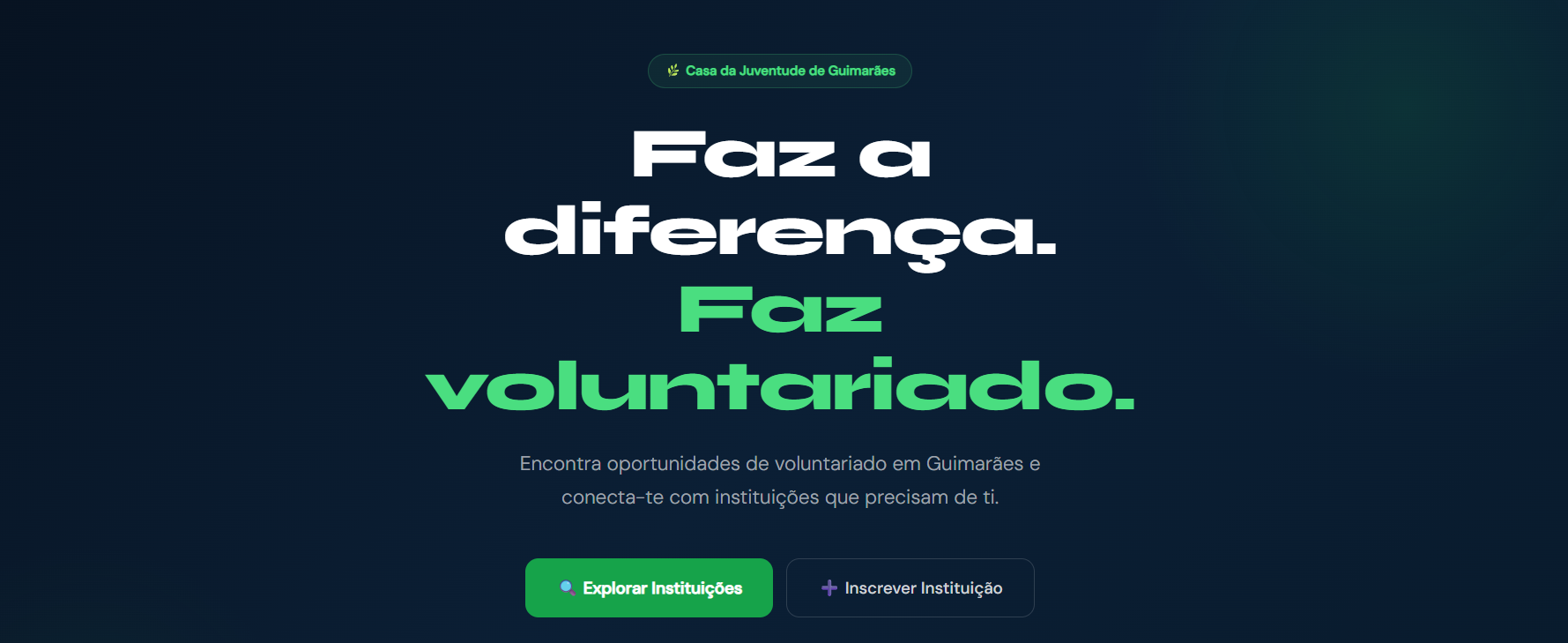 Site do Voluntariado